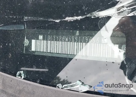 2008 Chevrolet Corvette z USA, uszkodzony, nr VIN 1G1YY26W585119656